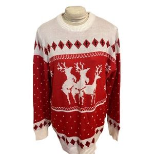 Tipsy Elves Ugly Christmas Sweater Reindeer